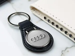 Audi Portachiavi In Pelle Sintetica Minimo Elite Premium